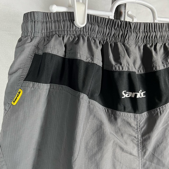 Santic Cycling Shorts Men’s XL Padded Grey Black - Picture 7 of 8